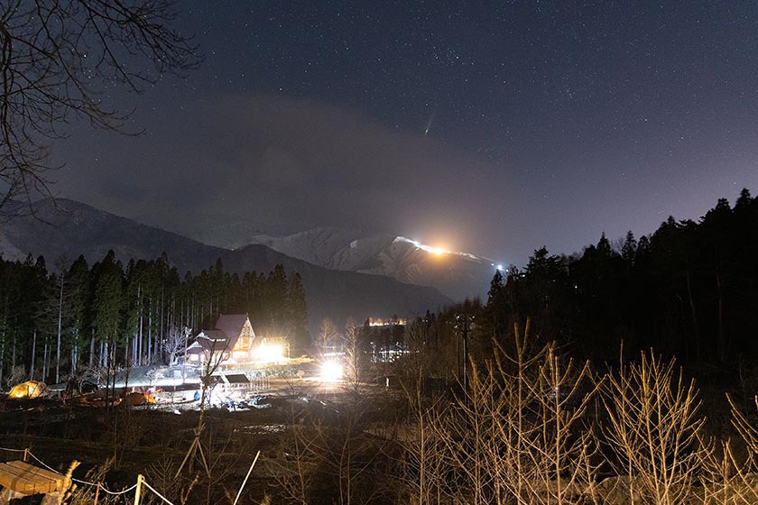 静かな北信の夜。早朝の撤収。 白馬森のわさび農園オートキャンプ場 ③ 〜疾如風編〜