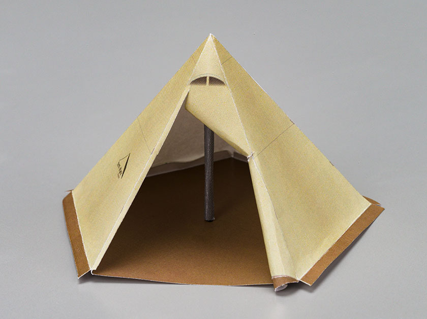 テントのペーパークラフト第６弾 テンマクデザイン サーカスtc プジョーでキャンプ