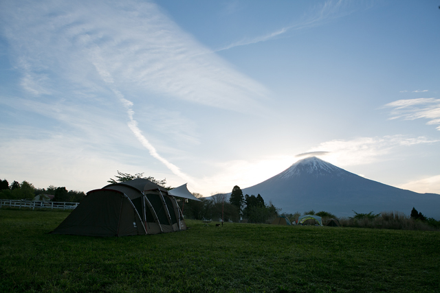 絶景キャンプで「ダイヤモンド富士」にチャレンジ！　富士山ＹＭＣＡ ②　〜キャンプ編〜