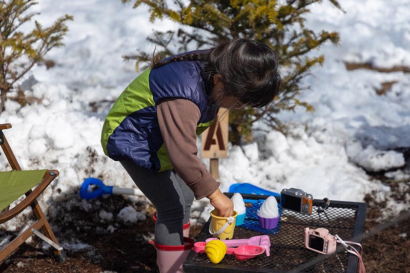 のんびりとした雪キャンプ。ホスピタリティあふれるキャンプ場。どんぐり山の一番星キャンプ場 ② 〜まったり編〜