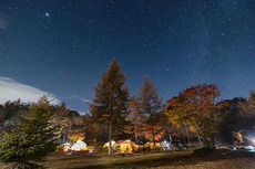 天の川と流れ星。晴天の紅葉。どんぐり山の一番星キャンプ場 ② 〜自撮り編〜