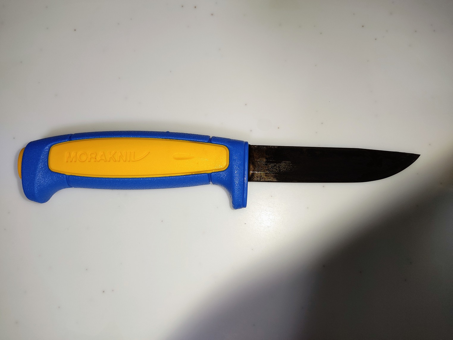 モーラナイフに黒さび加工を施してみました。
