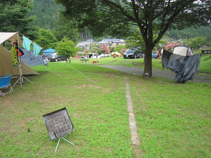 まだまだ雨キャンプ　美山町自然文化村